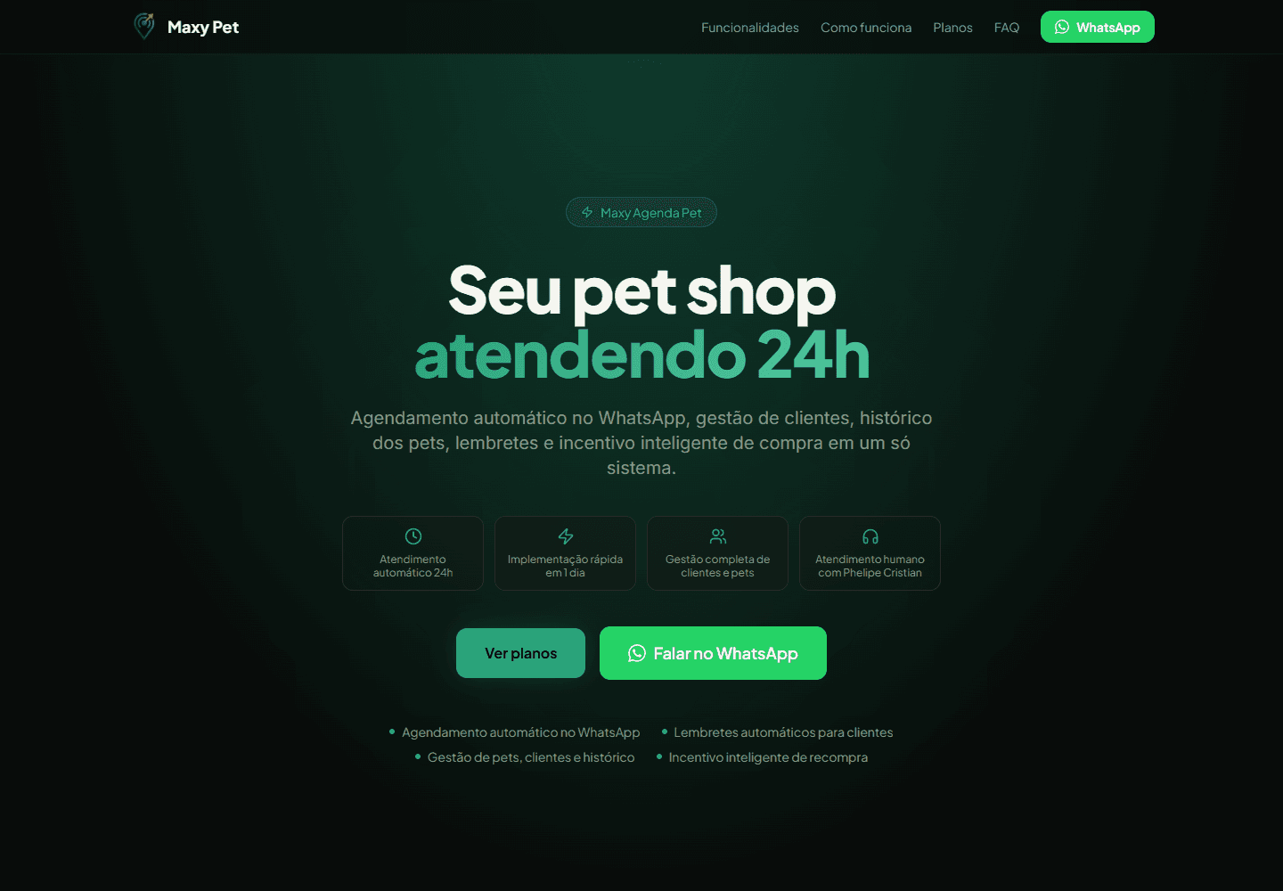 Imagem inicial do projeto Maxy Pet