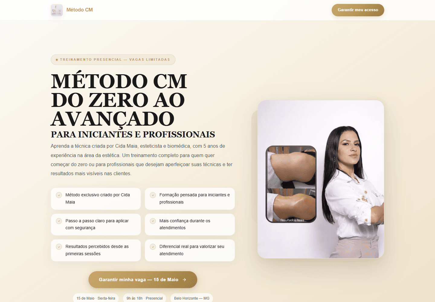 Imagem inicial do projeto Método CM